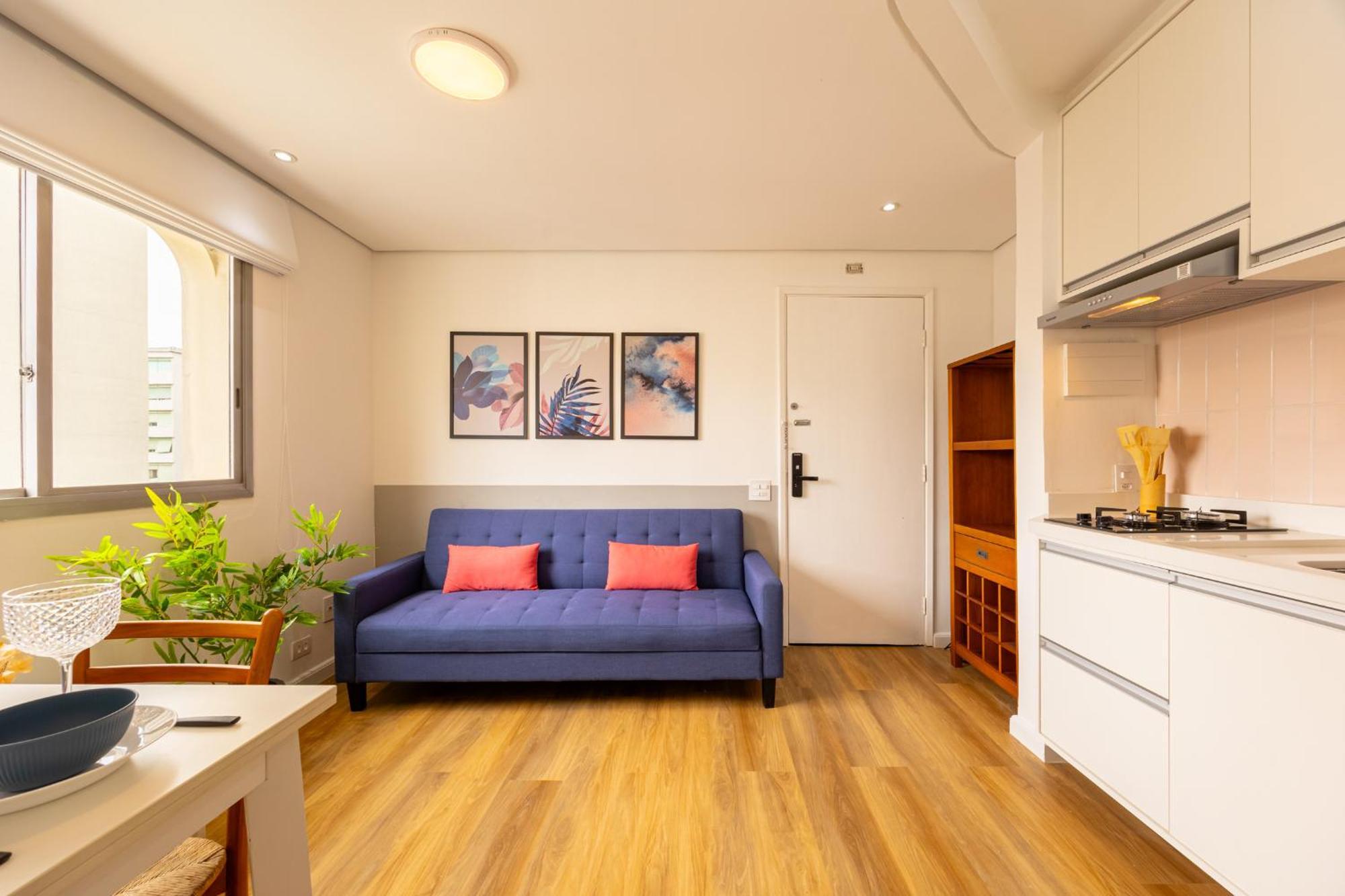 Easy Star - Charmoso Flat C/vaga Ao Lado Da Av. Paulista! - Op03i Apartment *