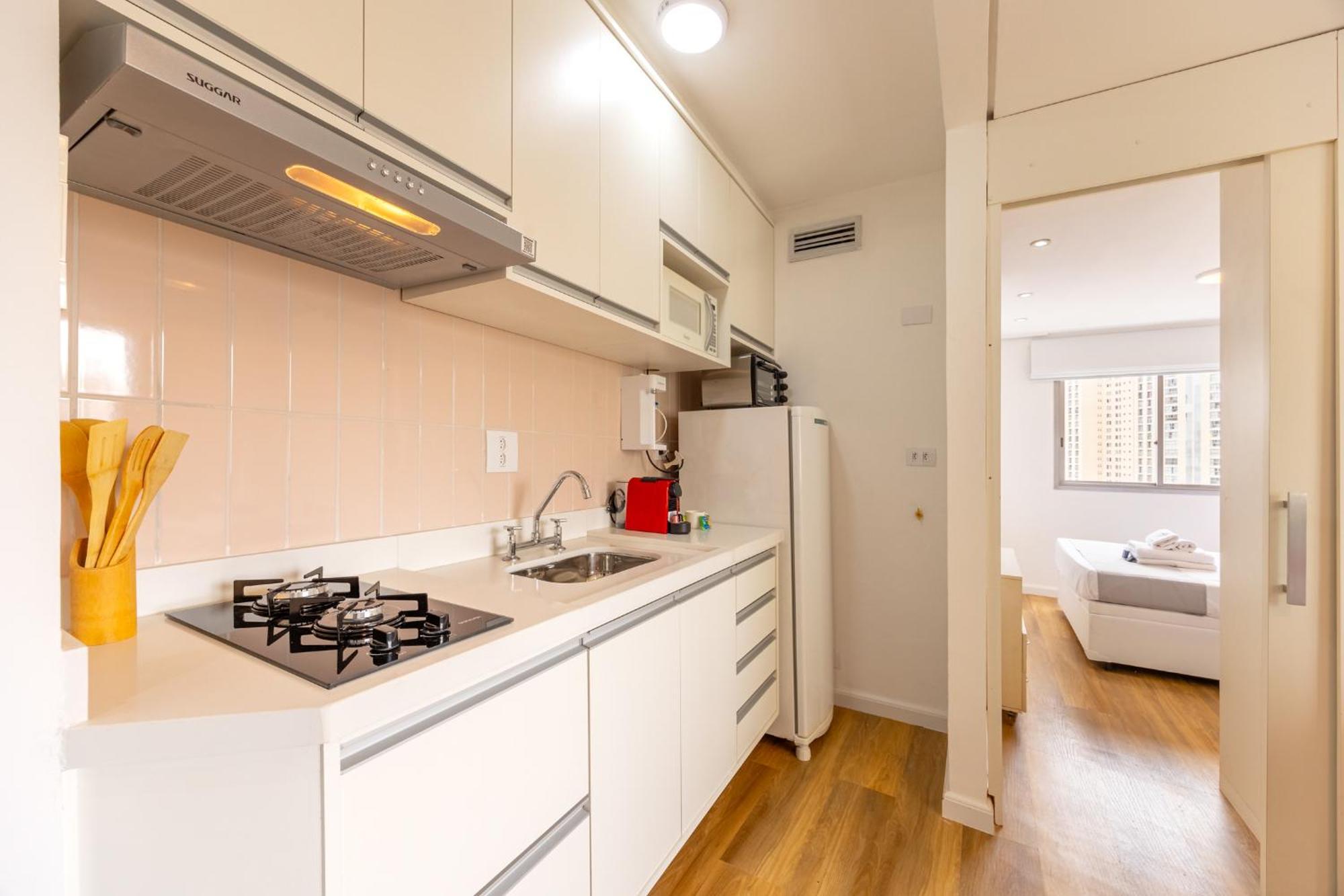 Easy Star - Charmoso Flat C/vaga Ao Lado Da Av. Paulista! - Op03i Apartment Sao Paulo